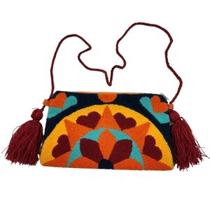 The Wayuu Tribe Women's Handmade Boho Colorful Wayuu Bag